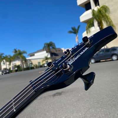 2022 Music Man Bongo 4 String HH Bass - Harvest Orange Gold Stingray image 13