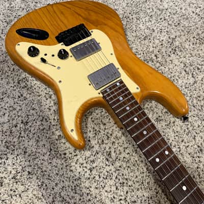 Warmoth Boogie Electric Guitar 7/8ths body Gibson Seymour Duncan 1990s - Natural image 3