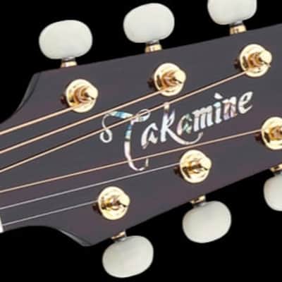 Takamine JJ325SRC John Jorgenson Signature Cutaway 6 String RH Acoustic Electric Guitar with Semi-Hard Case - Gloss Red Stain Finish image 5
