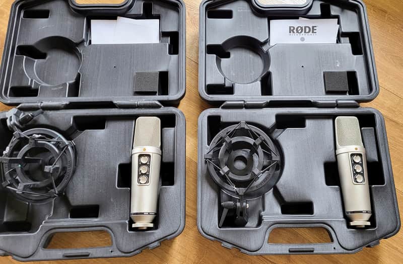 2X RODE NT2000 condenser microphones, price for pair image 1
