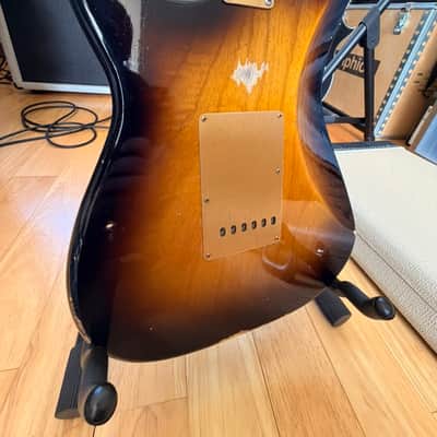 Fender Custom Shop '55 Reissue Stratocaster Relic (BKP Tryptich) image 6