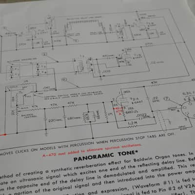 Baldwin Panoramic Tone Converter - 1960's -12AX7 Tubes! 1960's image 9