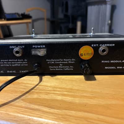 1971 Maestro RM-1A Ring Modulator Pedal by Oberheim - Incredible Vintage Ring Modulator Effect image 5