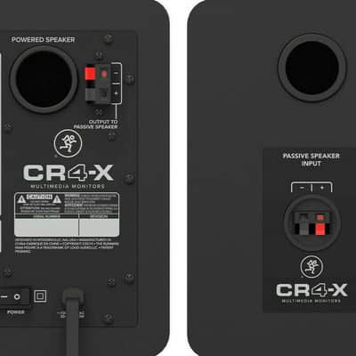 Mackie CR4-X Creative Reference Series 4" Multimedia Studio Game Monitors (Pair) image 4