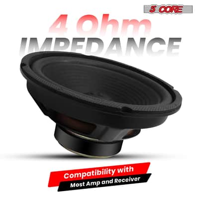 5 Core 8 Inch Car Woofer Audio 4Pcs 1000W 4Ohm Deep Bass Subwoofer Component Loud Speaker System image 5