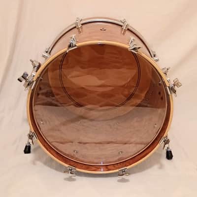 MARTIAL PERCUSSION BUBINGA/MAPLE/BUBINGA 7 PC. DRUM KIT SHELL PACK - FREE SHIP TO C-USA! image 4