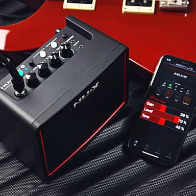 NuX Mighty Lite BT 3-Watt Desktop Bluetooth Guitar Combo 2020s - Black image 5