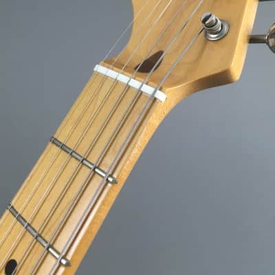 LEFTY! Vintage Fender ‘57 Reissue Strat ST-57LEX2 Custom Color Olympic White Blonde NOS Relic Stratocaster 7.1 lb HSC image 10