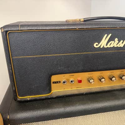 Marshall JTM50 "Black Flag" 1987 Lead 2-Channel 50-Watt Guitar Amp Head - 1967 - Black image 2