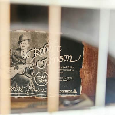 Robert Johnson Tribute Guitar - Delta Blues Parlor Guitar Autographed by BB King, Robert Cray, Buddy Guy, Jeff Healey image 8