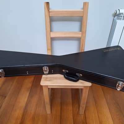 2008 Kramer Vanguard Flying V FR-440S Black w/OHSC image 24