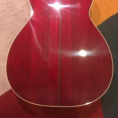 Fender Japan YC-25H Catalina Hanako early 1980s red acoustic Terada 1982-85 MIJ Made in Japan image 7