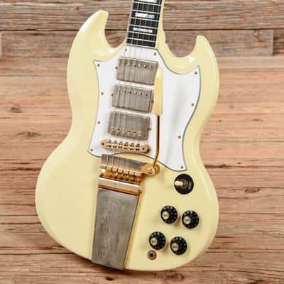 Gibson Custom Jimi Hendrix 67' SG Reissue Aged Polaris White 2020 image 2