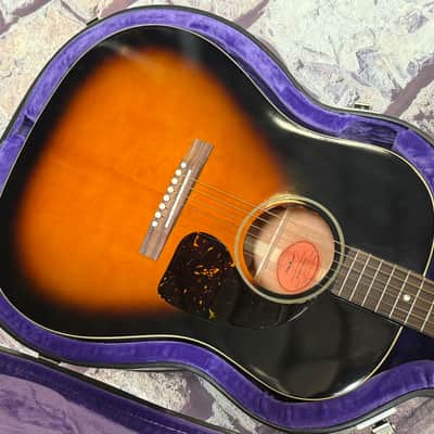 2025 Epiphone Inspired By Gibson Custom Shop 1942 Banner J45 Vintage Sunburst New Unplayed Auth Dlr 4lbs10oz #249 image 5