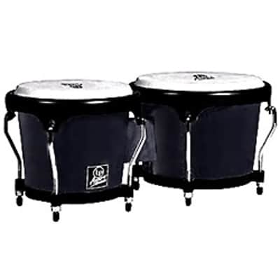 LP Latin Percussion Aspire Fiberglass Bongos - Black image 1