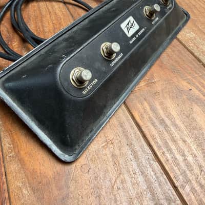 Peavey Mark IV 4 button Footswitch Amp Channel Selector - 1980's Black image 3