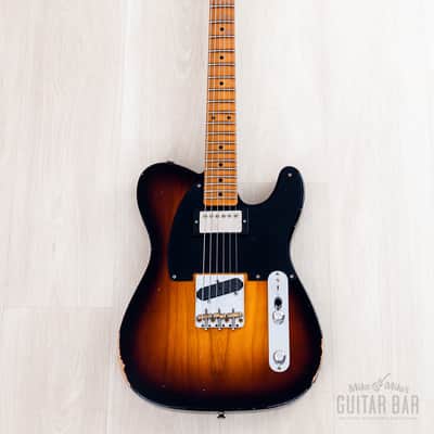 2024 Fender Custom Shop Limited Edition 1954 HS Telecaster Relic Sunburst w/ Seth Lover SH-55 & Josephina Red Hot image 2