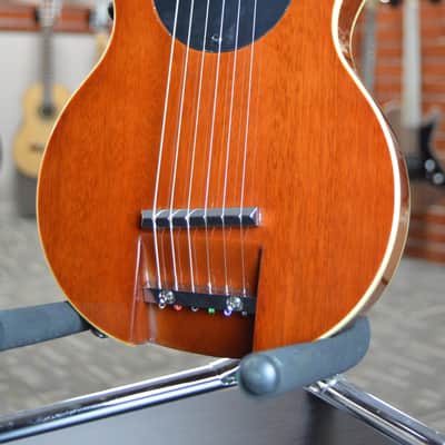 G-Sharp OF-1 Travel Guitar, Natural Mahogany (g# tuning, comes w/ gig bag) image 2
