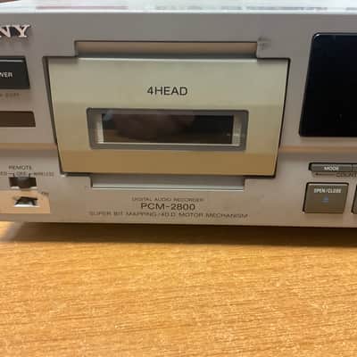 Sony PCM 2800 DAT PROFESSIONAL digital audio recorder image 4