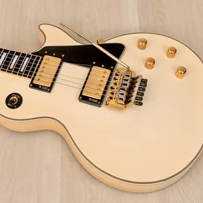 1989 Burny LC-100YS Yasu Signature Vintage Guitar Snow White w/ Tremolo & Case, Japan Fernandes image 9