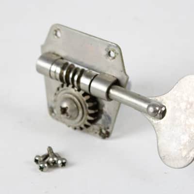 1957 1958 1959 Vintage Fender Precision/Jazz Bass Single Tuner Kluson Reverse Wind Pre-CBS USA ~Honest PATINA~ image 3