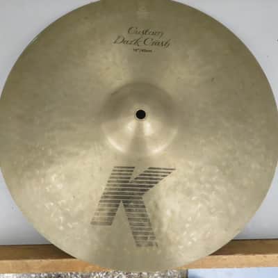 Zildjian 16" K Custom Dark Crash Cymbal 1995 - Present - Traditional image 1