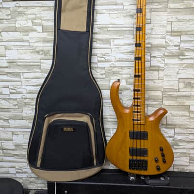 Schecter Riot-4 Session 4-String Active Bass 2023 - Aged Natural Satin image 2