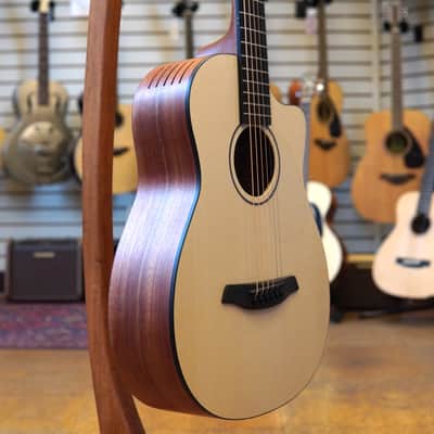Furch Pioneer EM Engelmann Spruce/Mahogany Acoustic Travel Guitar w/Padded Gig Bag image 2