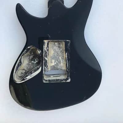 Black Finished Guitar Basswood Body with Maple Neck and Rosewood Fingerboard image 3