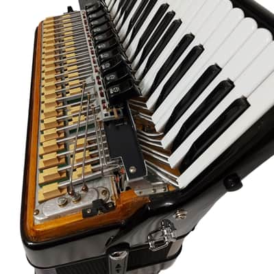 Aaccordion Harmonika Guerrini Superior 2 Cassotto 2+2 Piccolo 120 Bass double tone chamber image 6
