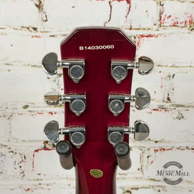 Austin Super 6 Double Cut Electric Guitar Trans Red (USED) x0060 image 6