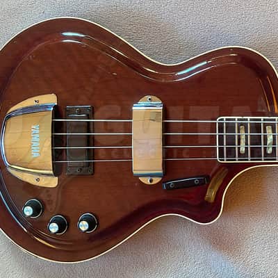 YAMAHA SB-70 w/OHSC "DHARMA" BASS MAHOGANY *SUPER RARE* VINTAGE 70s image 3