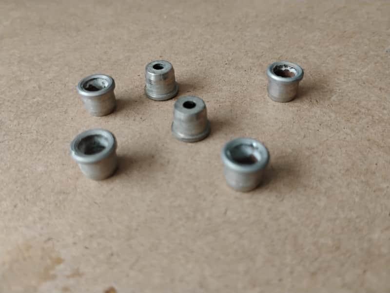 1950s-1960s Fender Telecaster Body Ferrules Pre-CBS / 50s-60s hardtail Stratocaster original vintage parts luthier project restoration image 1
