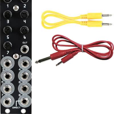 Blue Lantern Simple Mixer 8-Channel Eurorack Module Bundle w/Cables image 2