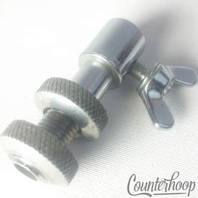 MIJ Clutch Hi-Hat Cymbal Stand Vintage 60s-70s Chrome Plating Mount Part Japan image 2