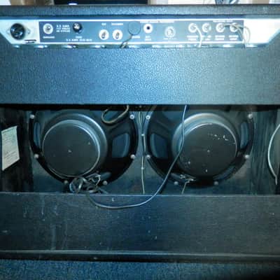 Fender Twin Reverb Amp Black Panel Guitar Tube Combo with cover + footswitch vintage 1966 image 18