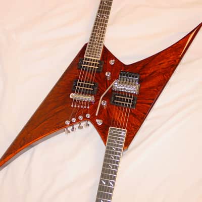 Jackson USA  Custom Shop NAMM Rhoads Doubleguitar, 1 of 1, ultra rare Root Beer Swirl image 9