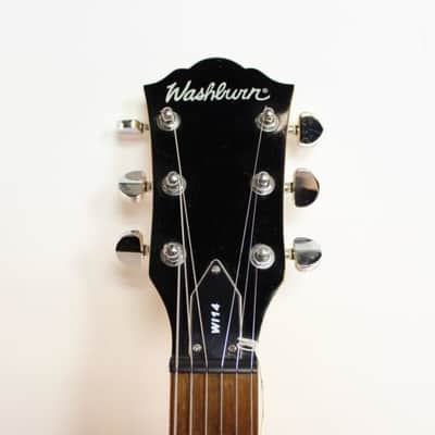 Used Washburn WI14 Electric Guitar Black image 5