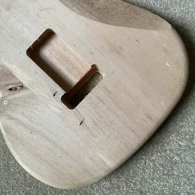 Strat Style Unfinished Basswood Guitar Body image 13