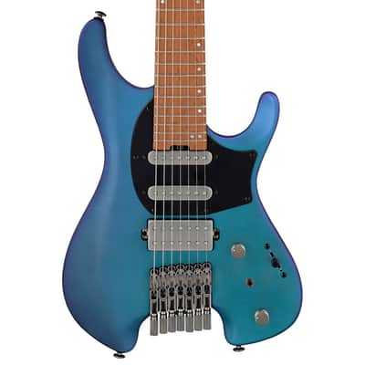 Ibanez Q547 7-string Headless HSS Guitar - Blue Chameleon Metallic Matte image 1