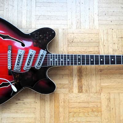 VIDEO! 1965 Framus 5/114-54 Fret Jet Thinline - pro setup/Player ready image 11