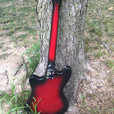 Vintage Japanese-Built, American Jewel Electric Guitar in Cherry Burst image 4