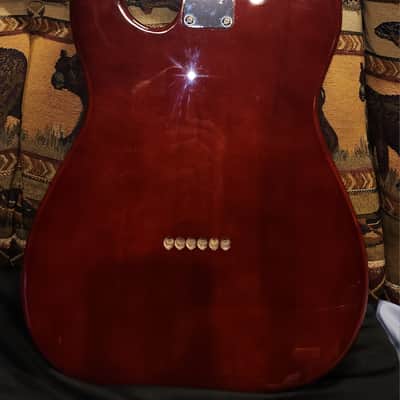 Telecaster Style Zebra Wood Top and Mahogany Neck and Body image 10