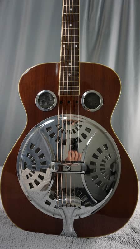 Suzuki Round Neck Resonator Style Acoustic Guitar w/ Gig Bag Japan image 1