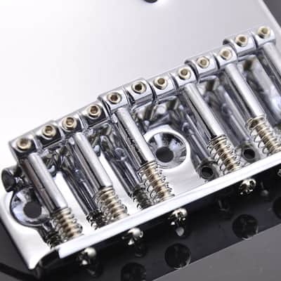 Top Load Telecaster Tele Style Guitar Bridge in Chrome image 4