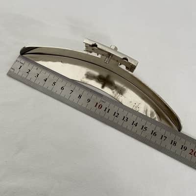 Nickel Engraved Banjo Arm Rest Holder image 8
