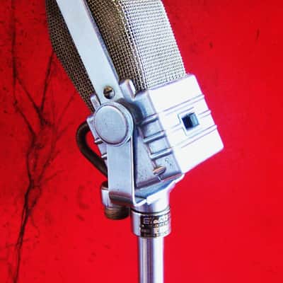 Vintage RARE 1930's Electro-Voice V-1 Ribbon Velocity Microphone w Bud stand V2 V3 V4 image 3
