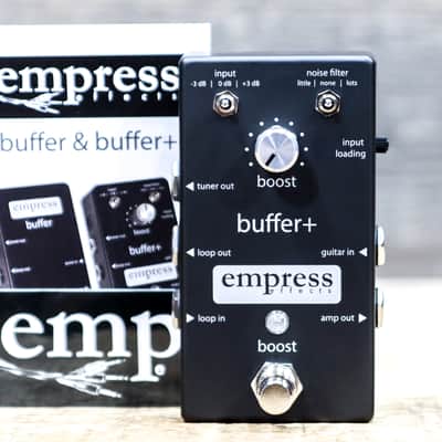 Empress Effects Buffer + Noise Filter / Input Pad / Switchable Boost Effect Pedal image 7