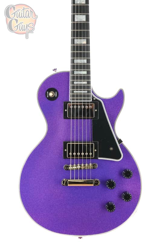 Epiphone Inspired by Gibson Les Paul Custom Amethyst Sparkle image 1