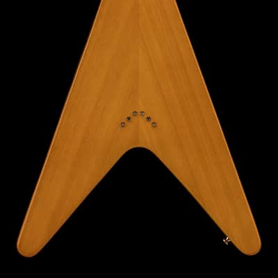 Epiphone 1958 Korina Flying V (2024) - Aged Natural #24764 with Original Hard Case image 2